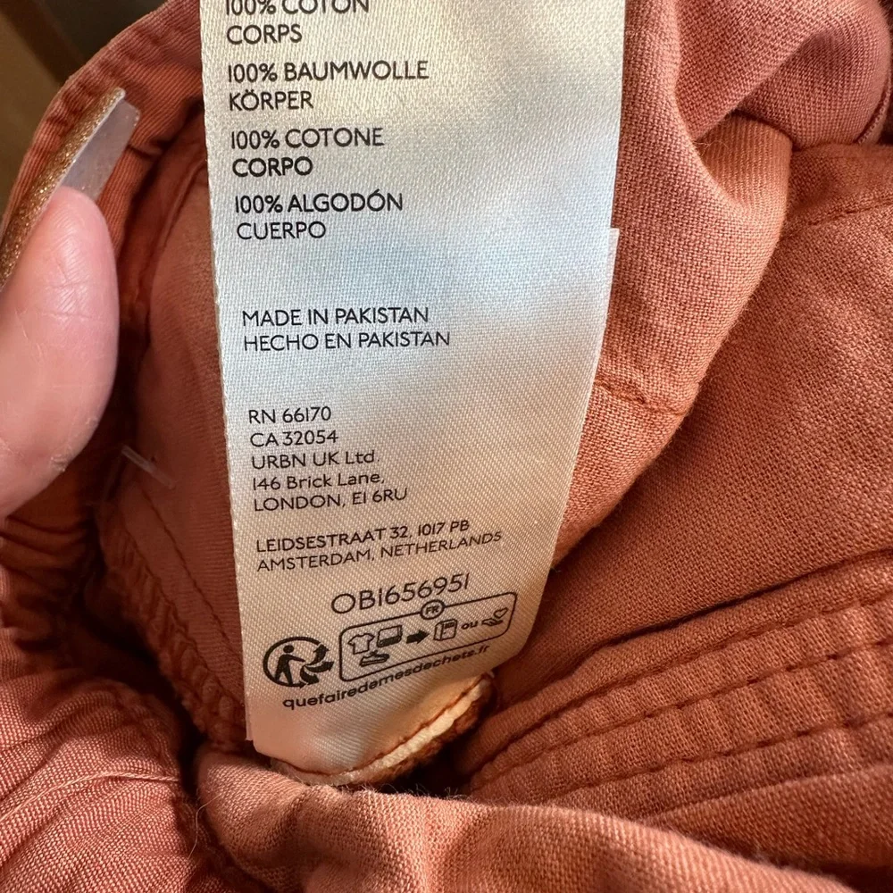 NWT Free People New Light Parachute Pants Myrhh Sz XS TERRACOTTA!!! - Picture 8 of 8